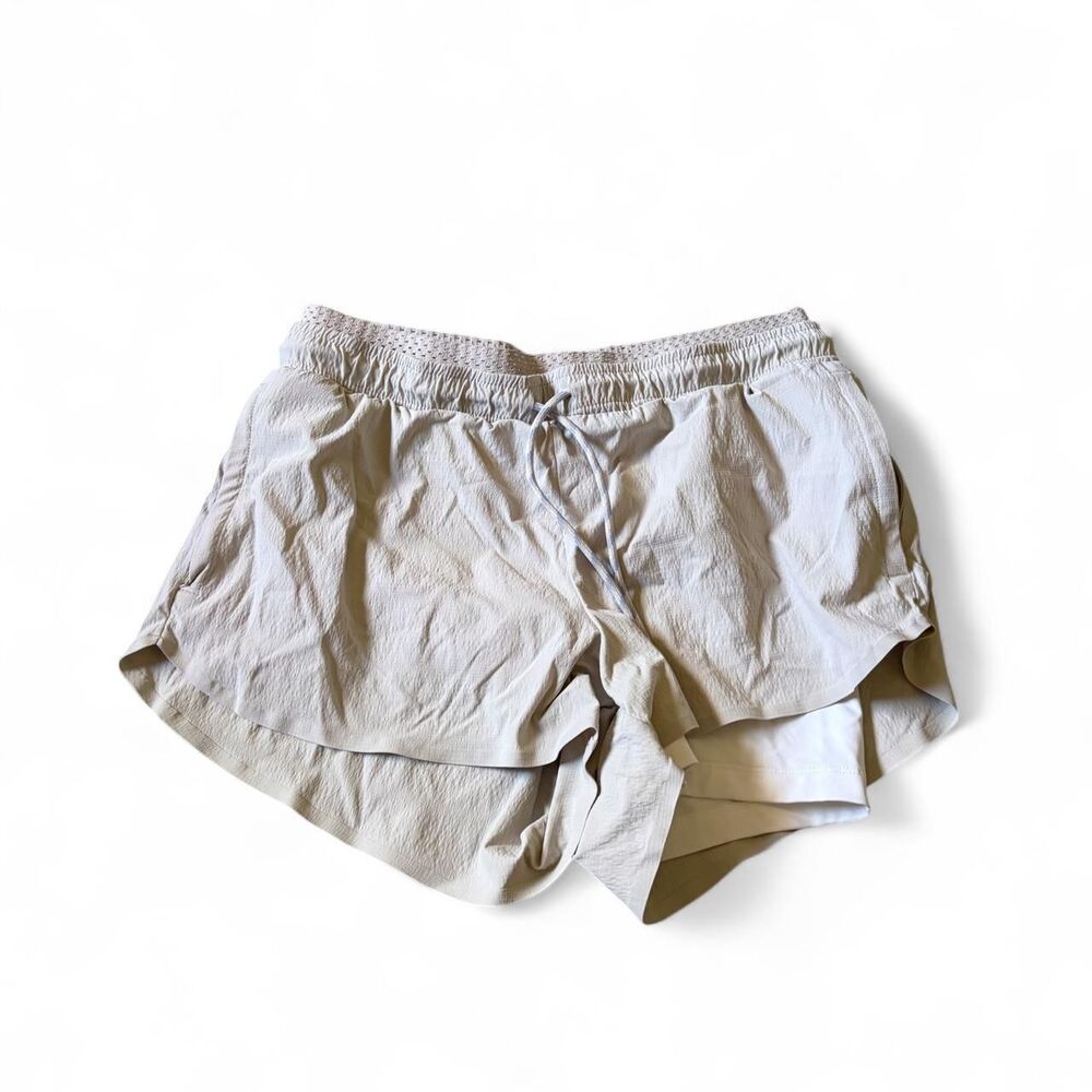 Athleta Women's White and Grey Shorts